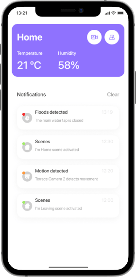 Smart home notification opt